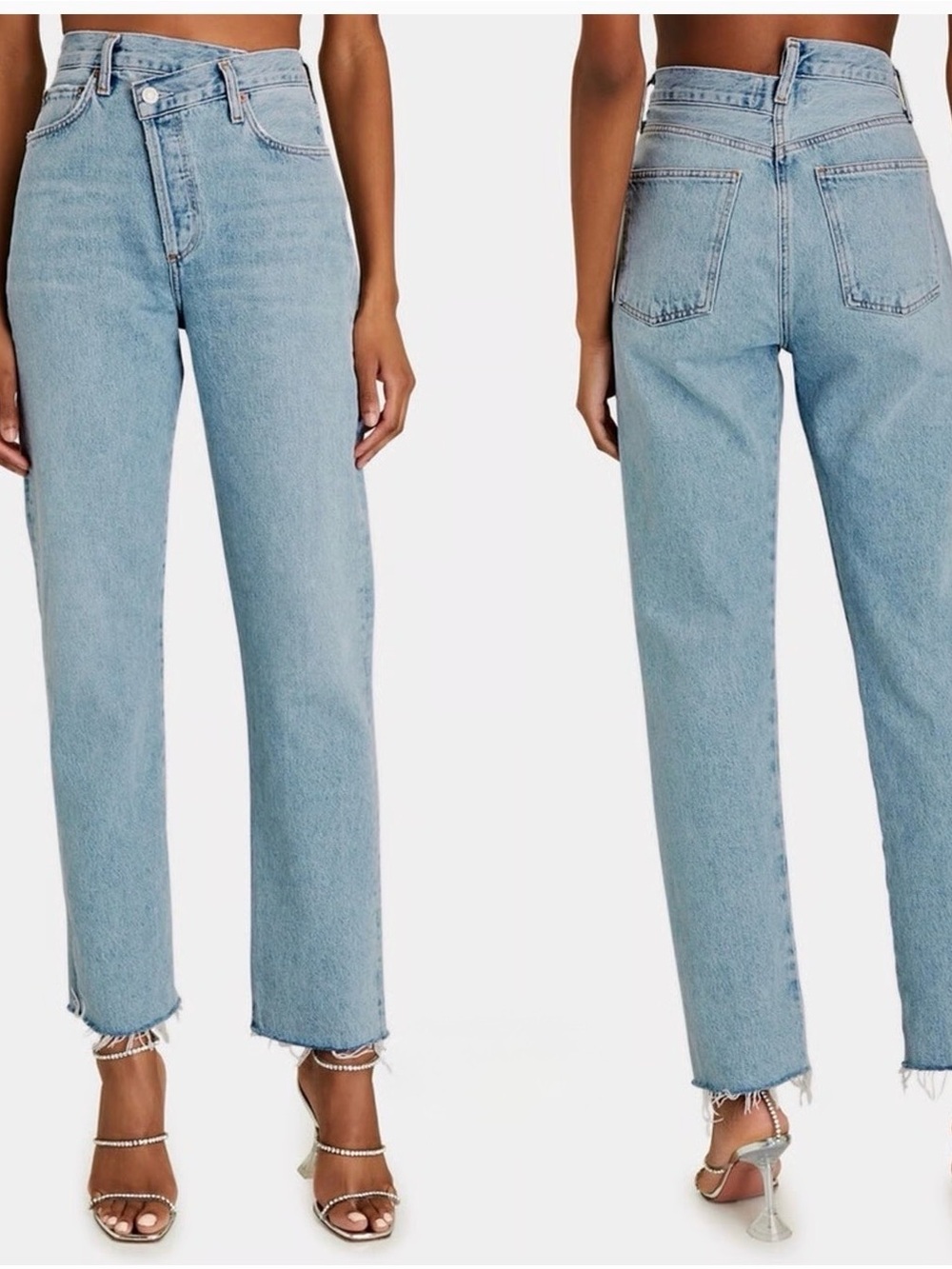 Agolde Criss Cross Straight Leg Jeans NWT Size 25